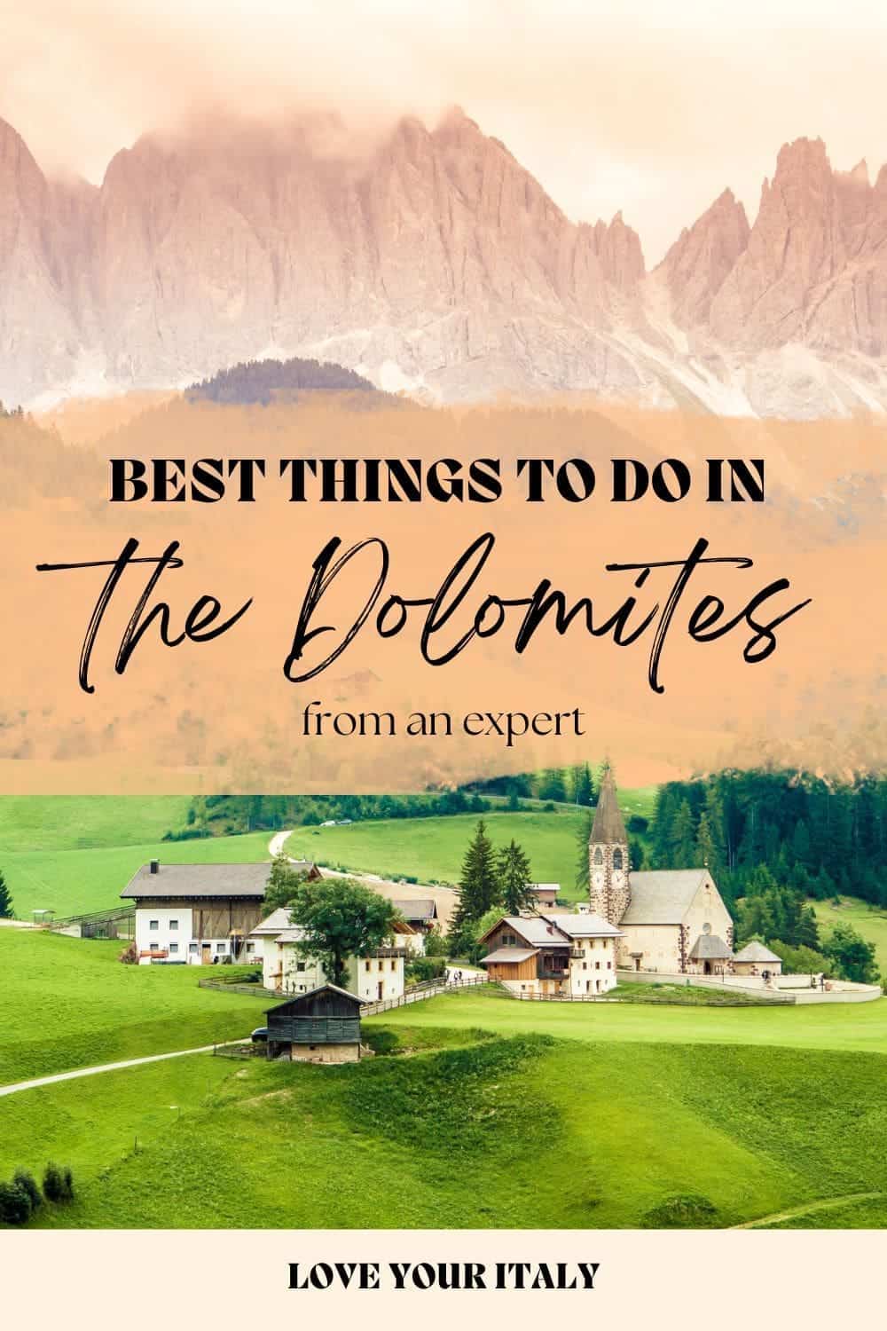 Best things to do in the Dolomites | Looking for interesting activities in the Dolomites? We've covered the best ones! | dolomites italy | dolomites hiking | dolomites italy summer | dolomites italy winter