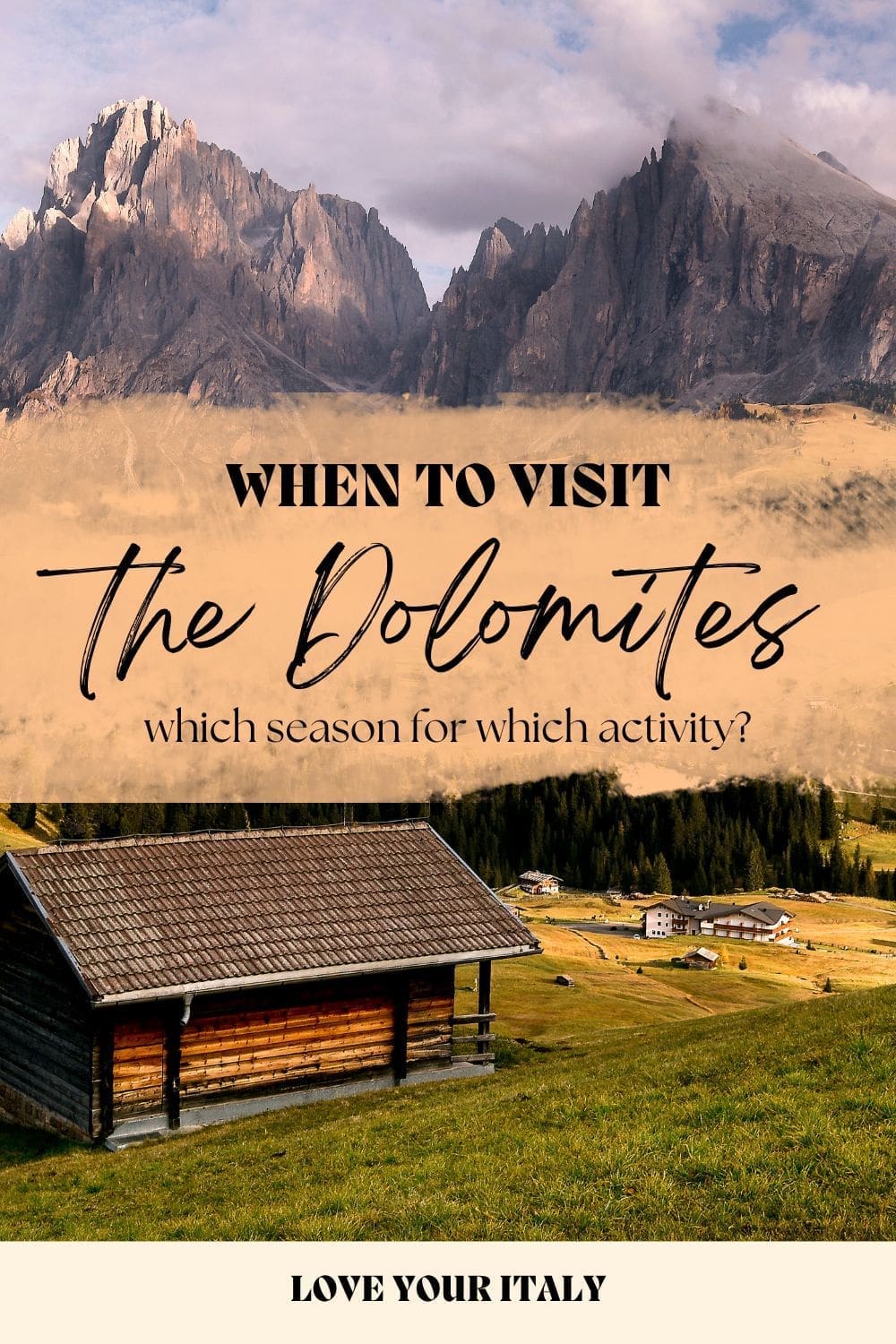 When to visit the Dolomites? | Looking for the best time to go to the Dolomites Italy? Here is your answer on best seasons in Dolomites and best months in Dolomites! | dolomites travel tips | Dolomites things to do