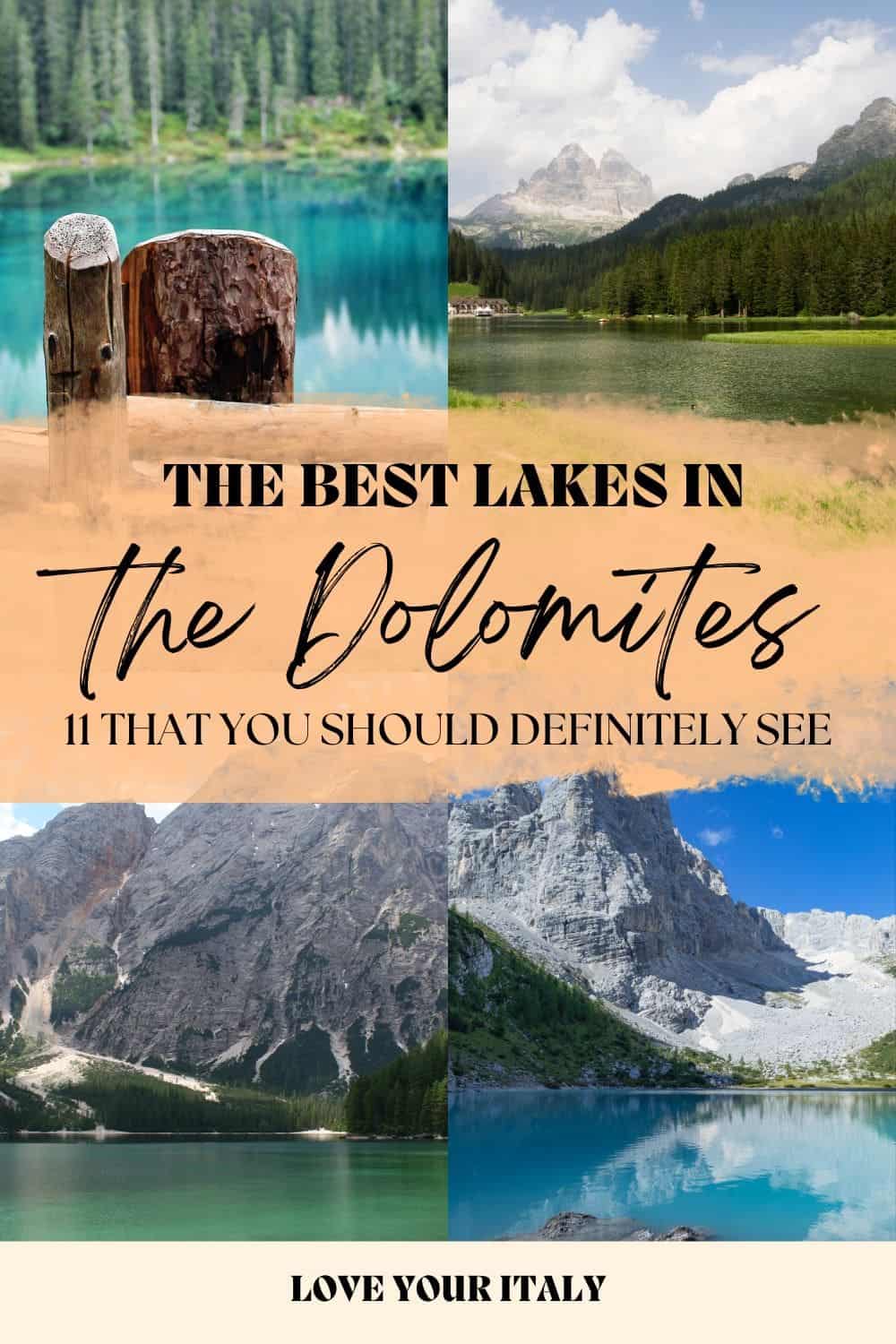 Best lakes in the Dolomites Italy | Looking for Dolomites lakes to add to your itinerary? Here's the 11 must-see ones - popular and unique! | Dolomiti lakes | 