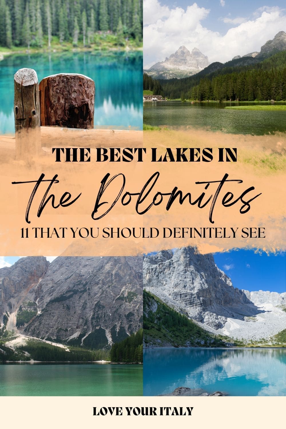 Best lakes in the Dolomites Italy | Looking for Dolomites lakes to add to your itinerary? Here's the 11 must-see ones - popular and unique! | Dolomiti lakes | 