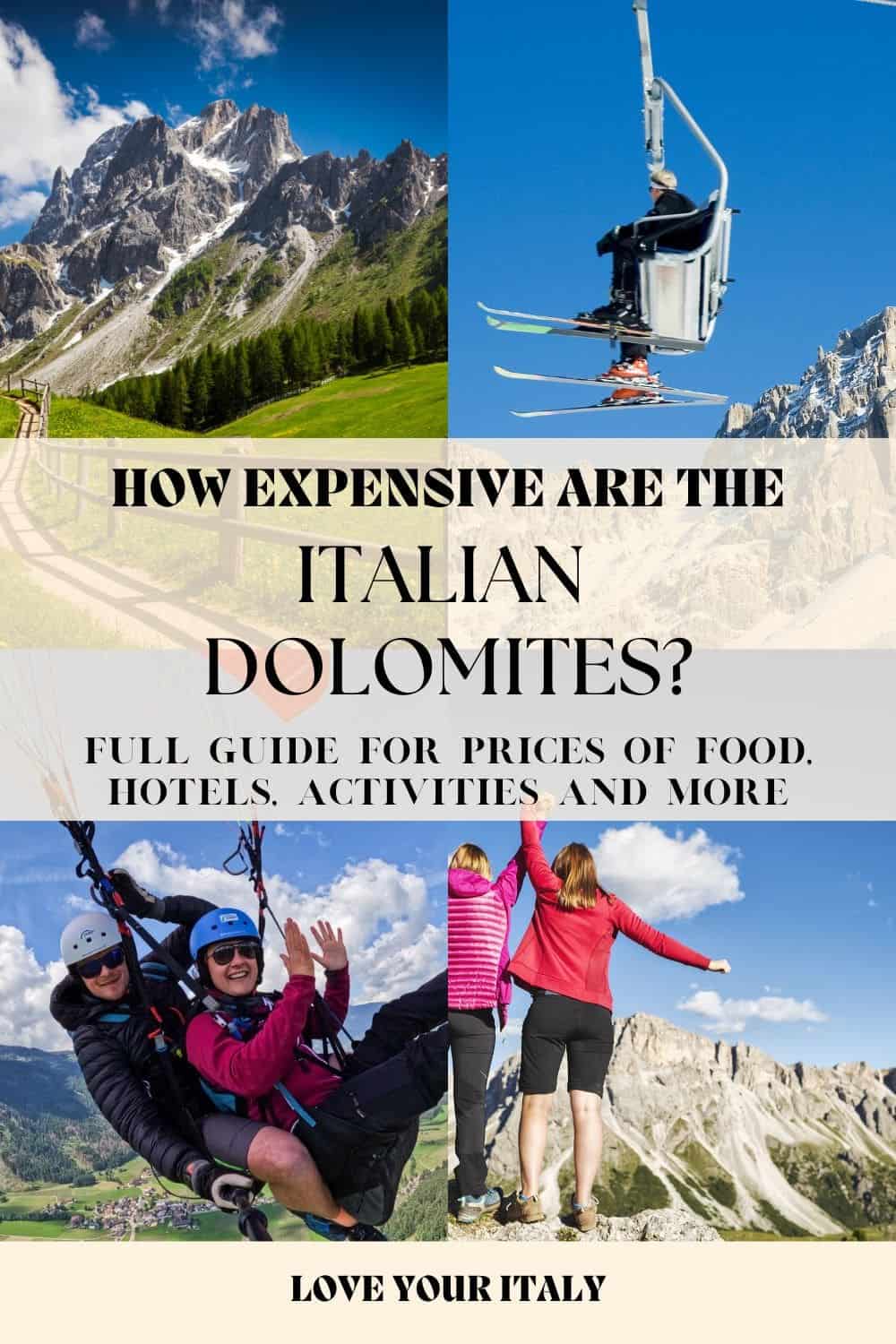 How much would a trip to the Italian Dolomites cost? Our comprehensive guide explains prices of food, hotels, activities, and tolls in the Dolomites! | Italy | Dolomiti | Travel