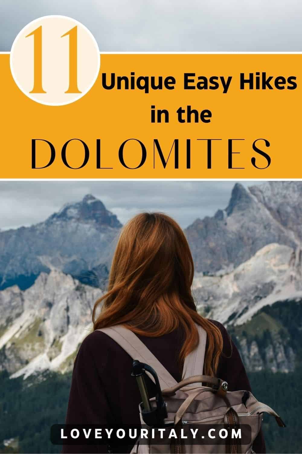 11 Short and Easy Hikes in the Dolomites: Unique and Must-do 25 Best Easy Hikes in the Dolomites | Would still like to enjoy some magnificent views with little to no effort? Here are our favorite easy walks in the Dolomites | Hiking dolomites | dolomites italy | best hikes in the dolomites | short hikes in dolomites