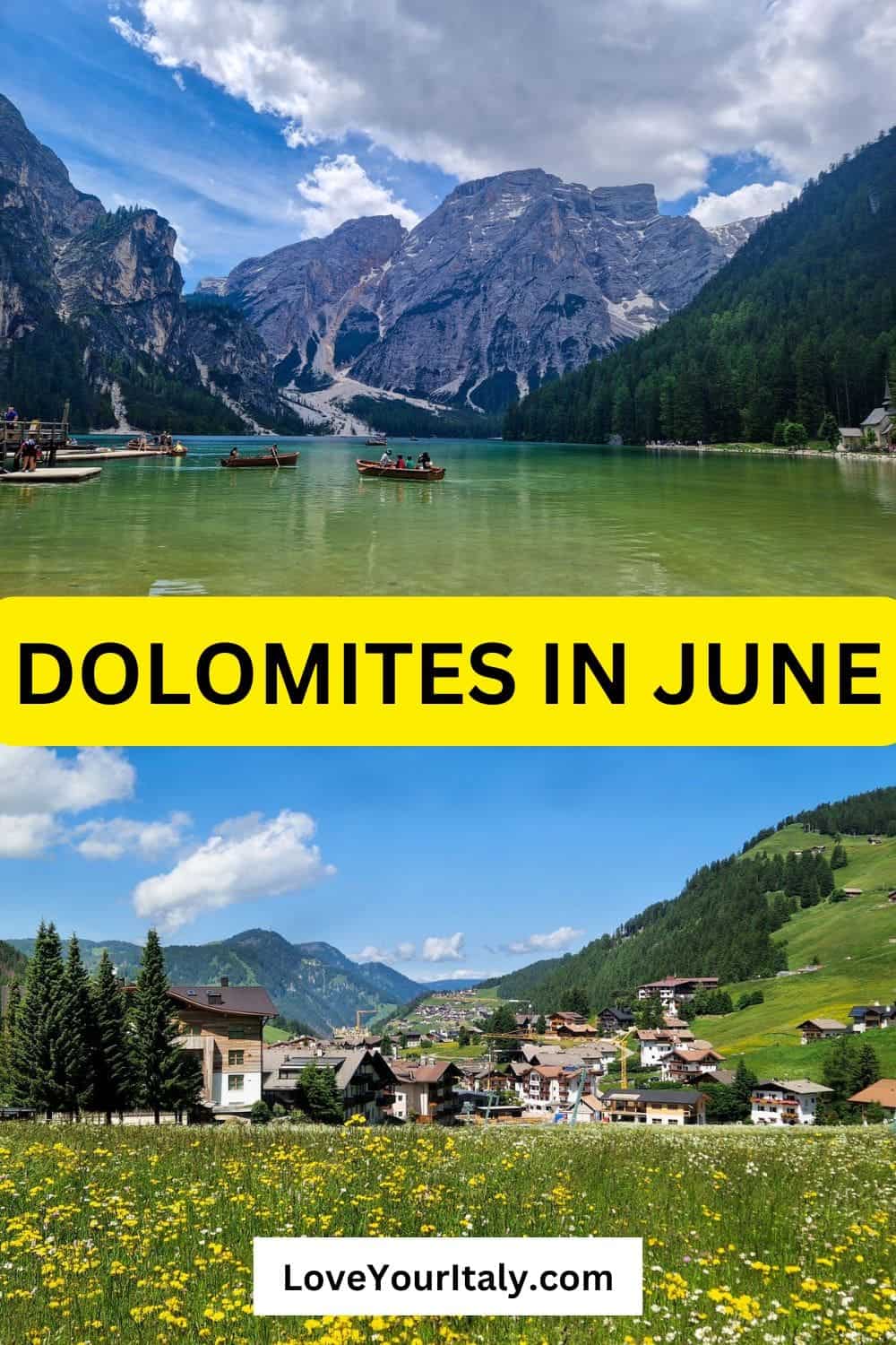 Dolomites in June | Do you want to visit the Dolomites in Summer and thinking if June is ok? Yes, it is! | Dolomites italy june | dolomites june outfit