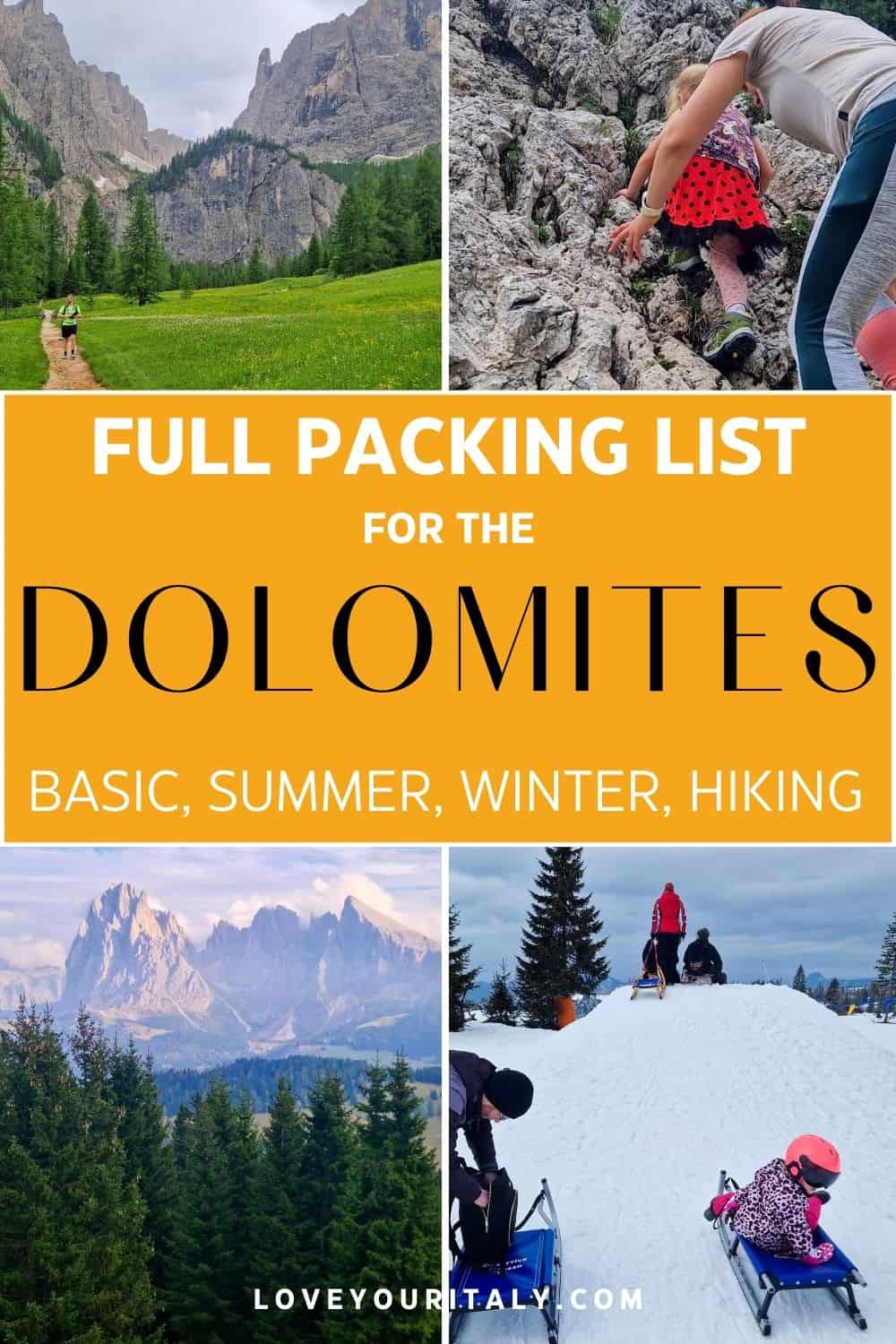 Dolomites Packing List | The Dolomites are a breathtaking destination, but before you set off on your adventure, make sure you have everything you need to make the most of your trip! With our comprehensive packing list for the Dolomites, you'll have the perfect checklist to ensure you don't forget a thing. Get ready to explore this majestic mountain range with confidence and ease.
